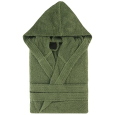 Top Towels - Unisex Bademantel - Bademantel für Damen oder Herren - Bademantel mit Kapuze - 100% Baumwolle - 500g/m2 - Frottee Bademantel