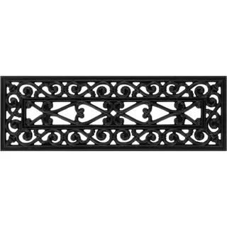 vidaXL Stufenmatten 10 STK. 25x75 cm Gummi