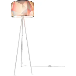 Paco Home Stehlampe »Trina Kosy«, Leuchtmittel E27   ohne Leuchtmittel, LED Stehlampe Modern Wohnzimmer Schlafzimmer, Pastellfarben Deko E27, weiß