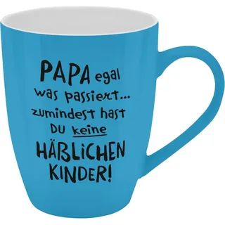 GRUSS & CO Becher mit Motiv Papa egal 0,35 l Mehrfarbig