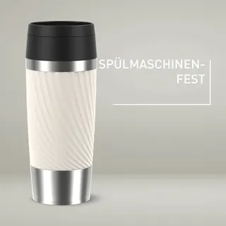 Emsa Travel Mug Classic Twist 0,36 l Cremeweiß 3 St.