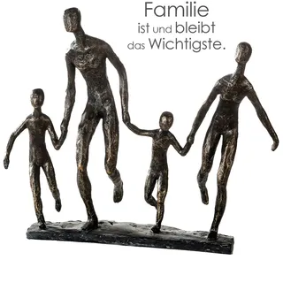Casablanca by Gilde Casablanca by Gilde, "Skulptur Familie", bronzefarben