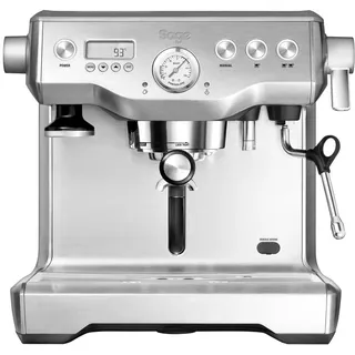 the Dual Boiler Gebürstetes Edelstahlgrau