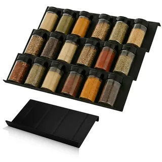 TETEWEVER 6 Stück Gewürzregal Schublade Küche Gewürz Organizer