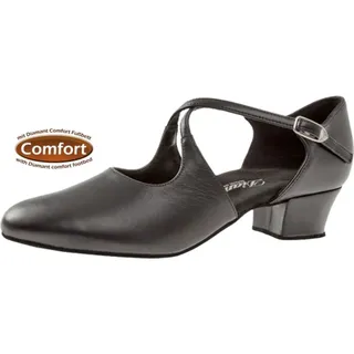 Diamant Damen 052-102-034 Tanzschuhe Standard & Latein, Schwarz, 40