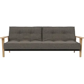 INNOVATION LIVING TM Schlafsofa »Splitback Frej, Dauerschlafsofa, bequem mit Federkernunterfederung«, mit stabilen Armlehnen, in skandinavischem Design INNOVATION LIVING TM dark grey