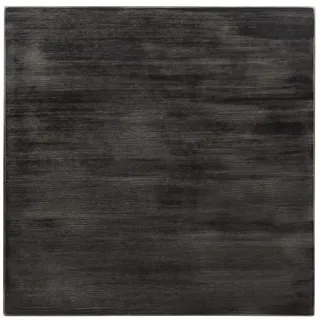 Bolero Vorgebohrte quadratische Tischplatte 700 mm, Vintage Black, Größe: 27(H) x 700(B) x 700(T) mm, Innenbereich, Wasserbeständig, Naturmaterial, MDF & Eichenfurnier, CY969