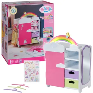 BABY BORN Puppenkleiderschrank Regenbogen mehrfarbig 836040