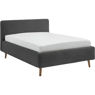 Meise Möbel Polsterbett Mattis 120 x 200 cm Cord Grau Anthrazit