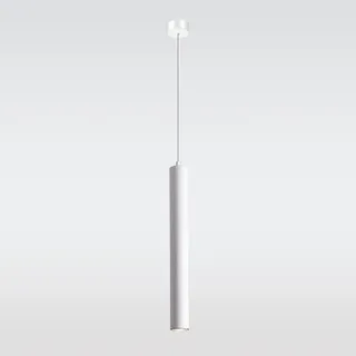 Vecys 1 Stück Moderne Weiße Zylinder Hängelampe mit 3W COB Patch LED-Licht Zylinder Pendelleuchte φ4*30.5CM für Küche Esszimmer Laden Bar Theke