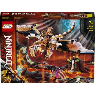 LEGO 71718 NINJAGO WUS gefährlicher Drache Spielzeug mit Master Wu & Gleck Minifiguren - Bunt
