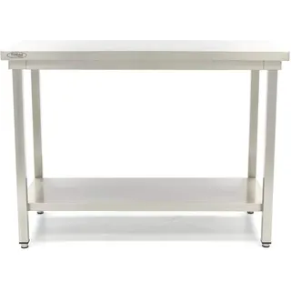 Maxima Gastro Edelstahltisch - 140 x 70 cm - Einstellbare Höhe