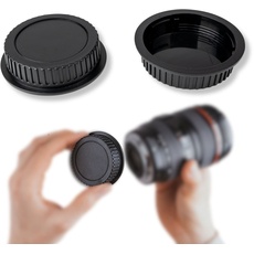 Lens-Aid Objektivdeckel (hinten) Rückdeckel passend für Leica, Panasonic L Objektiv mit L Mount Bajonett