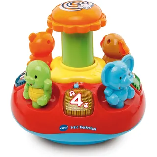 Vtech 1-2-3 Tierkreisel Entdeckerspielzeug bunt