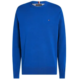 Tommy Hilfiger Herren Pullover 1985 Crew Neck Sweater Strickpullover, Blau (Ultra Blue), S