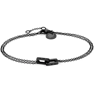 Liebeskind Berlin LIEBESKIND Armband LJ-1370-B-20 aus Edelstahl in schwarz