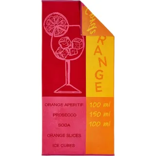 Dyckhoff Aperitif Strandtuch 80 x 180 cm rot