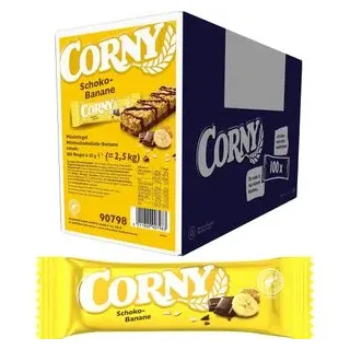 CORNY Schoko-Banane Müsliriegel 100 Riegel