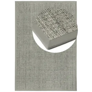 DEKOWE Exquisit Handwebteppich 67 x 133 cm Grau