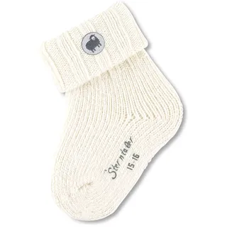 Sterntaler Unisex Baby Wolle Socken, Cremeweiß, 16 EU