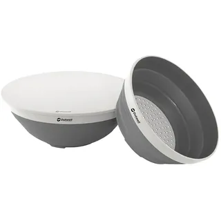 Outwell Collaps Set Faltbare Schüssel Und Sieb - Grey Mist - One Size