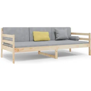 vidaXL Tagesbett ohne Matratze 80x200 cm Massivholz Kiefer - Braun
