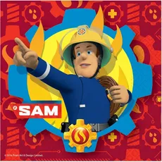 Fireman Sam, Servietten, Disposable Napkins (Pack of 20) (20 x)