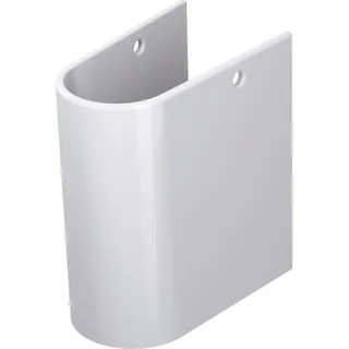 Duravit Halbsäule Starck 3 für 030065/60/55 und 030480/70/10, 08651500001, Farbe: Weiß mit Wondergliss