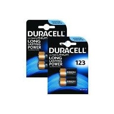 Duracell DL123/CR123A Lithium Battery - 4 Pack (4 Stk., CR123A), Batterien + Akkus