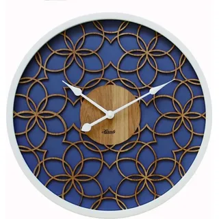 Hermle - 30103-002100 - Wanduhr - Weiß, Blau