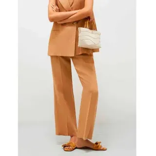 Marella für Damen. 2513131052200 Falco Hose braun (44), Lässig, Leinen