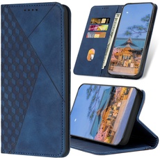 SRISHP Handyhülle für Xiaomi Redmi Note 11T 5G / Xiaomi Poco M4 Pro 5G Hülle, Premium PU Lederhülle mit Kartenfach Klapphülle Schutzhülle für Redmi Note 11T 5G, Blau