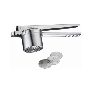 Westmark Spätzle- und Kartoffelpresse, Küchenreibe, Silber,