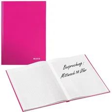 Bild Notizbuch WOW A4 kariert, pink