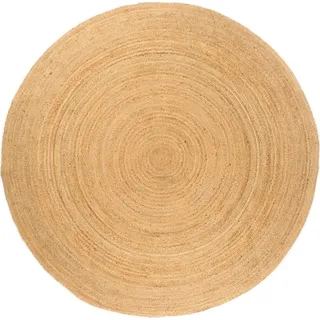 vidaXL Teppich Jute Geflochten 180 cm Rund - Teppich - Teppiche - Matte - Bodenmatte - Beige