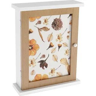 Schlüsselkasten Versa Petals Holz MDF 6,5 x 26 x 20 cm