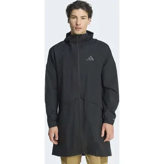 Regenjacke ADIDAS TERREX "MT 2L RAIN PARK", Herren, Gr. 3XL, schwarz, Obermaterial: 100% Polyester, Jacken Regenjacke