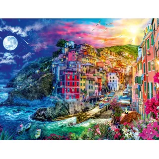 Ravensburger Puzzle 2000 Colorful Cinque Terre 30.1 X 5.5 X 43.3