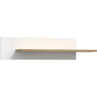 Forte Wandregal 101 x 21,9 x 23,6 cm Weiß