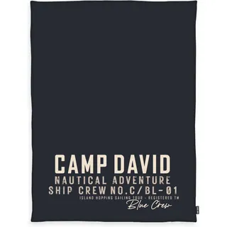 Camp David Blue Crew Navy Wohndecke 150 x 200 cm Dunkelblau