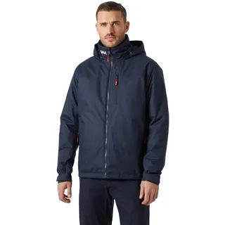 HELLY HANSEN Crew Hooded Midlayer Jacket 2, Navy, L