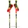 bright red-black-neonyellow