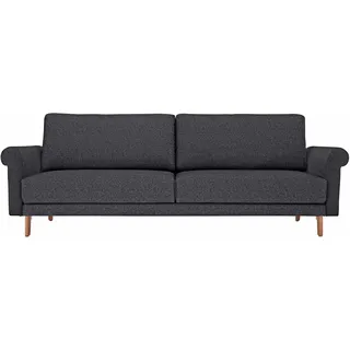 creation by rolf benz 2-Sitzer CR.450 Chenille 168 x 85 x 95 cm Schwarz