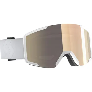 Scott Shield+extra Lens Ls Skibrille - Mineral White - Light Sensitive Bronze Chrome/CAT 2