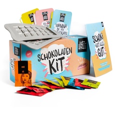 Bild DIY Schoko-Kit Schokoladen-Set zum Selbermachen Personalisierte herstellen Geschenk zu Weihnachten für Männer und Frauen oder zum selber machen