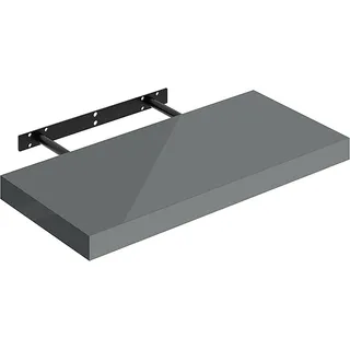 Woltu Wandboard 50 x 3,8 x 22,9 cm Grau