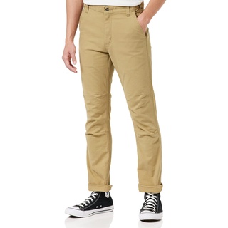 Carhartt Herren Rugged Flex® Straight Fit 5-Pocket Canvas-Arbeitshose, Dunkles Khaki, W30/L30