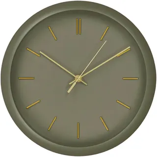 House Nordic Wanduhr Rossano 30 Dunkelgrün