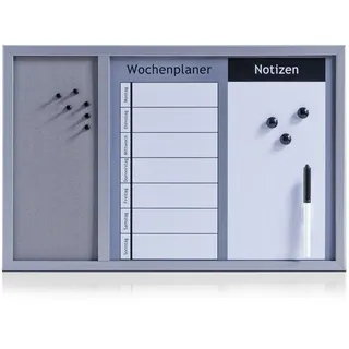 Zeller Memoboard 60,0 x 40,0 cm grau