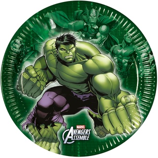 Avengers Kleine Teller Hulk (8er Pack)